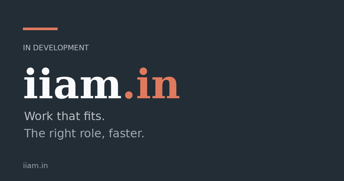 Link preview image for iiam.in